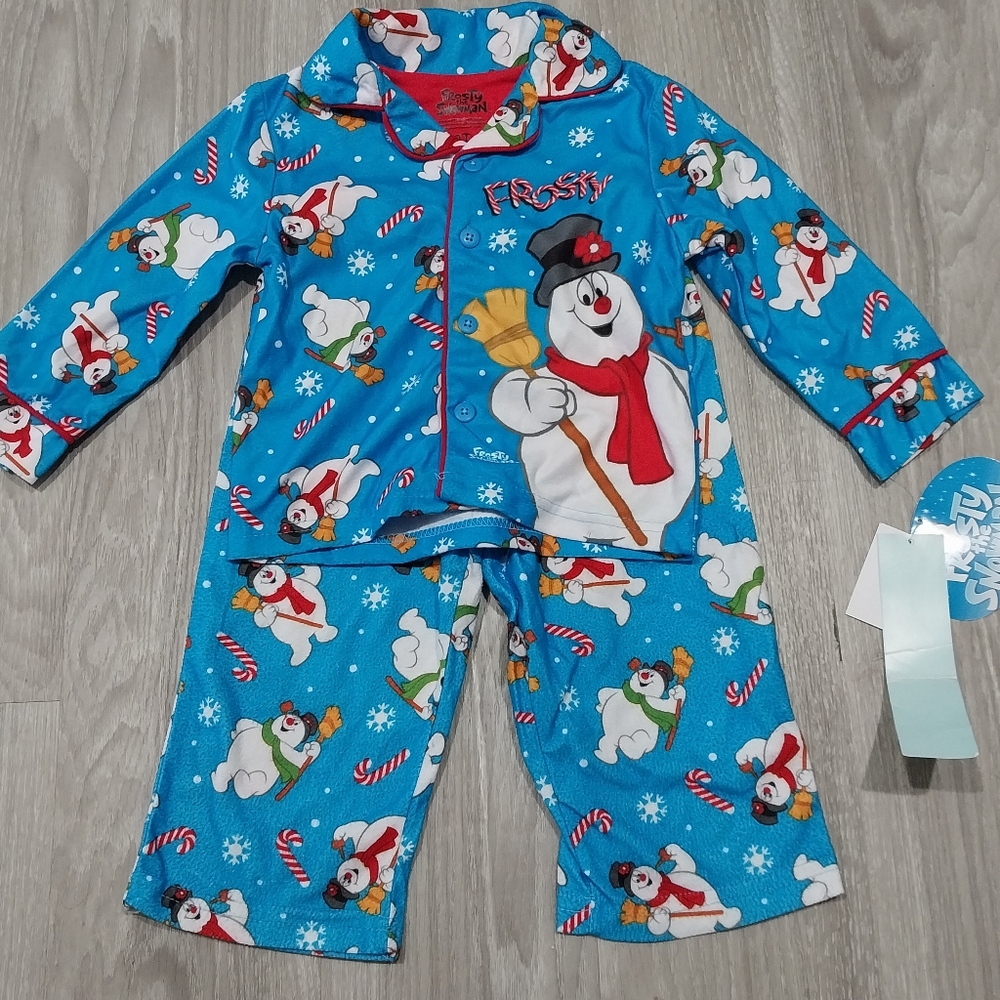 New Frosty The Snowman Pajama Set Toddler Size 2T